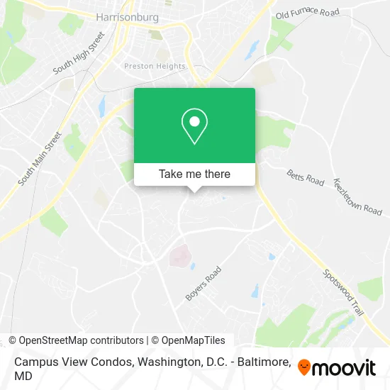 Campus View Condos map