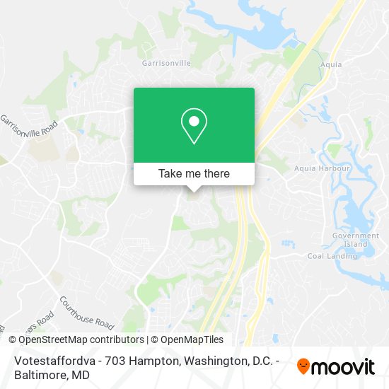 Mapa de Votestaffordva - 703 Hampton