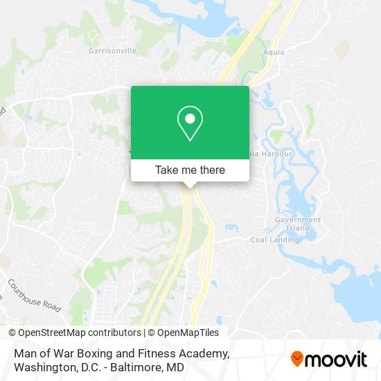 Man of War Boxing and Fitness Academy map