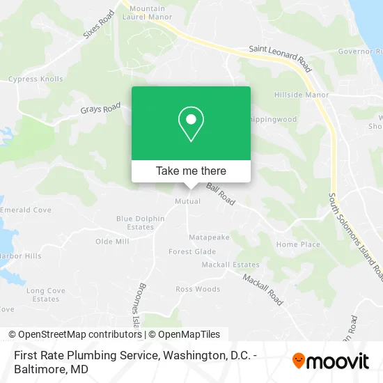 Mapa de First Rate Plumbing Service