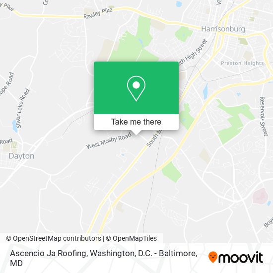 Ascencio Ja Roofing map