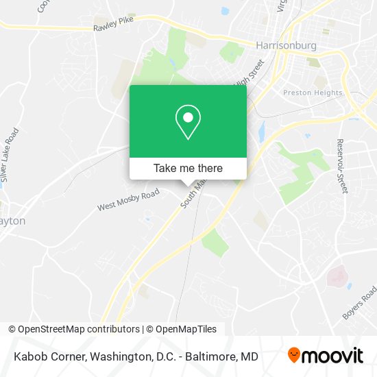 Mapa de Kabob Corner