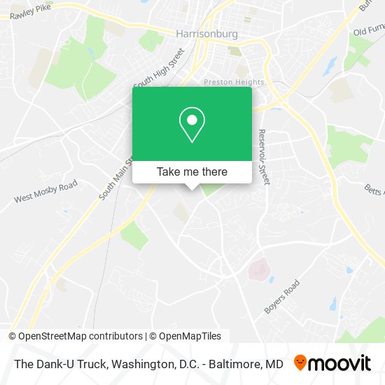 Mapa de The Dank-U Truck