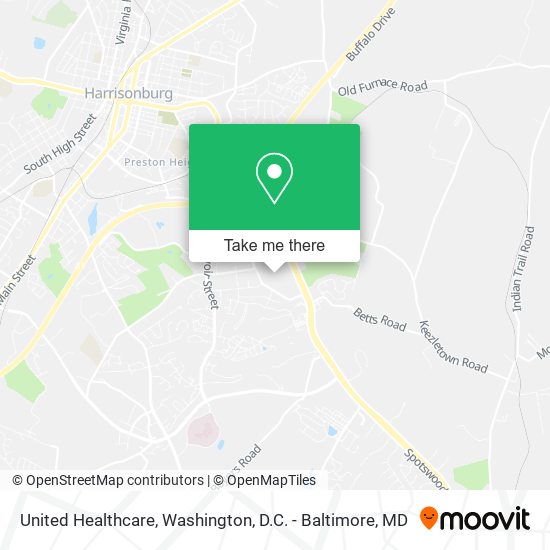 United Healthcare map