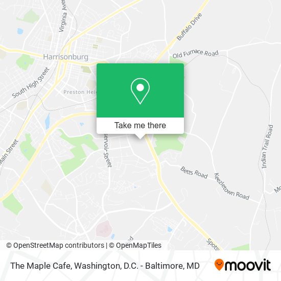 The Maple Cafe map