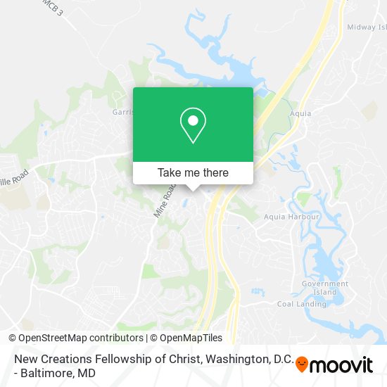 New Creations Fellowship of Christ map