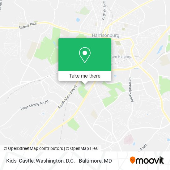 Kids' Castle map