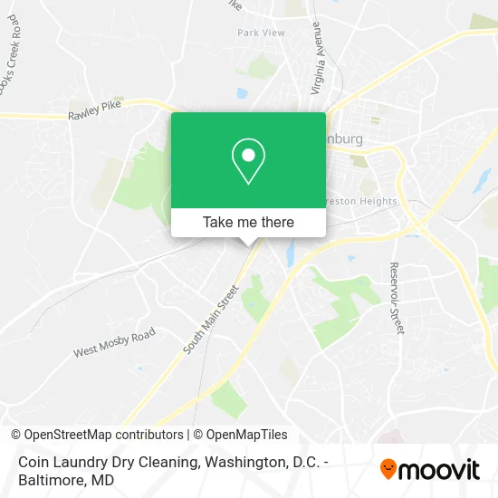Coin Laundry Dry Cleaning map