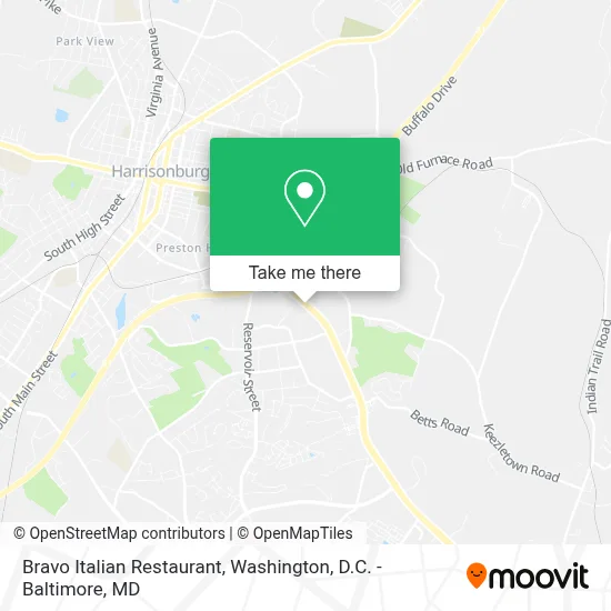 Bravo Italian Restaurant map