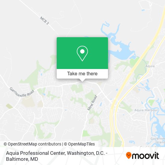 Mapa de Aquia Professional Center