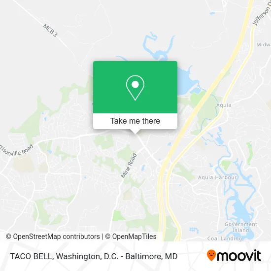 TACO BELL map
