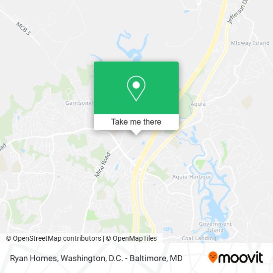 Ryan Homes map