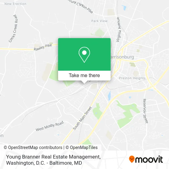 Young Branner Real Estate Management map