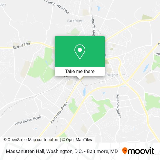 Massanutten Hall map