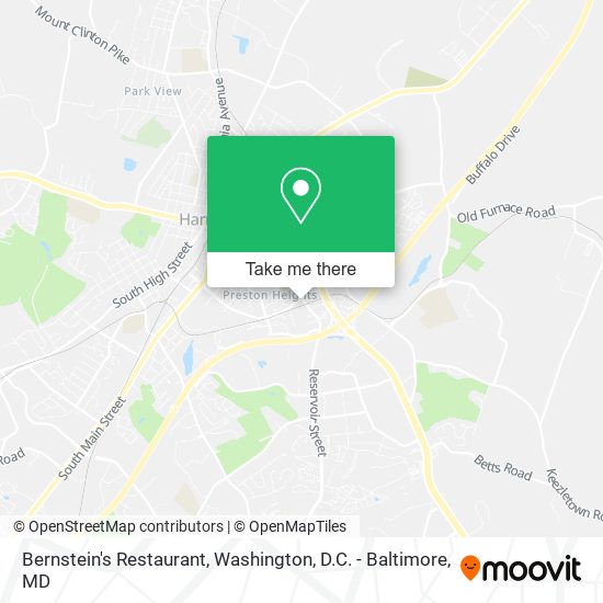 Bernstein's Restaurant map