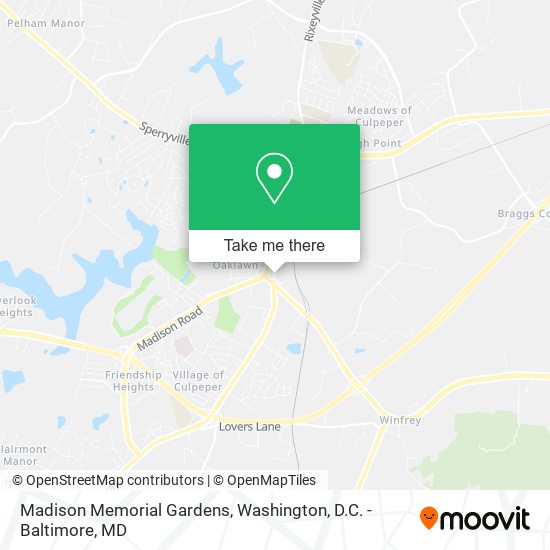Mapa de Madison Memorial Gardens