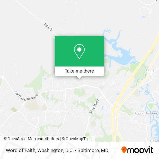 Word of Faith map