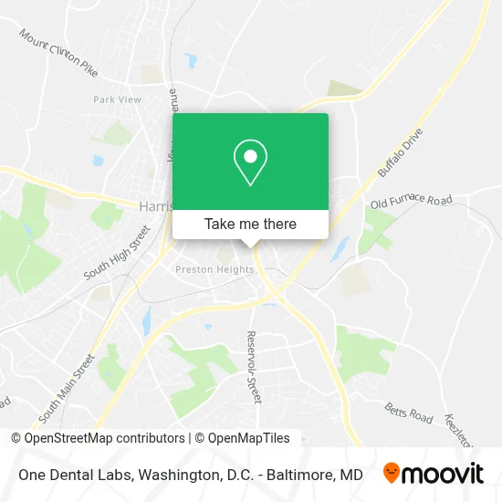 One Dental Labs map