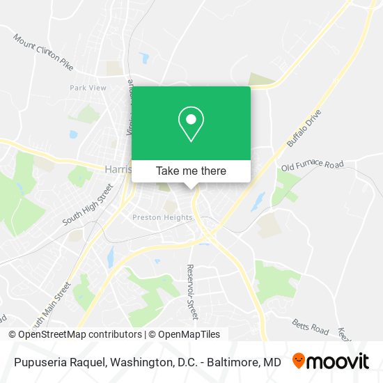 Pupuseria Raquel map