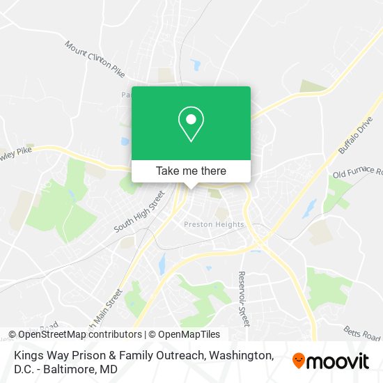 Kings Way Prison & Family Outreach map