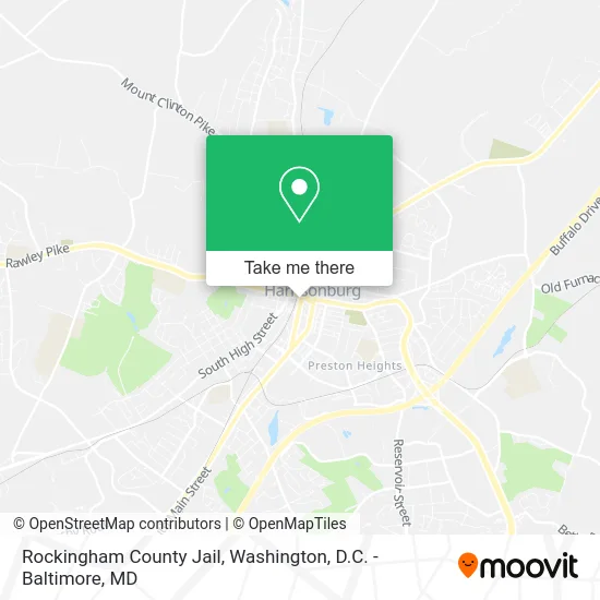 Rockingham County Jail map