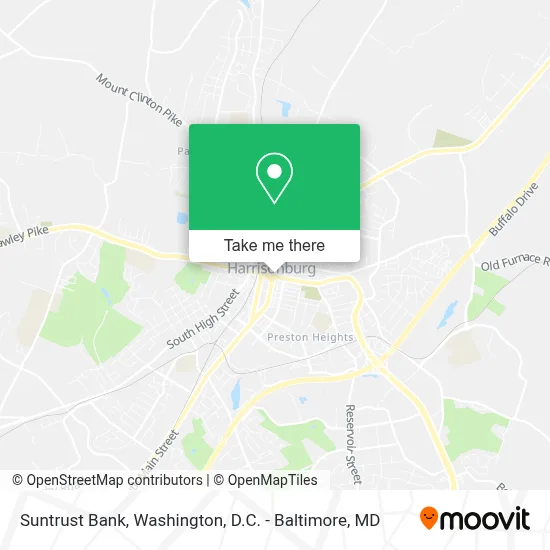 Suntrust Bank map
