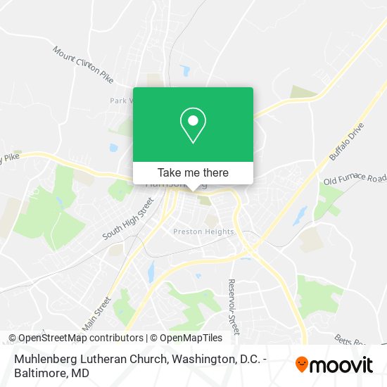 Mapa de Muhlenberg Lutheran Church