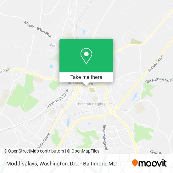 Moddisplays map