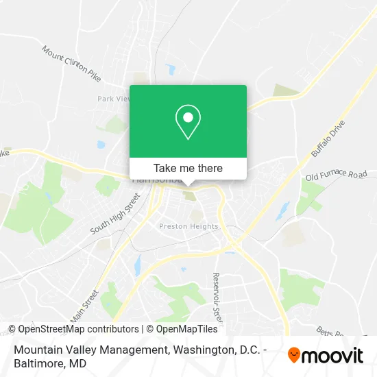 Mountain Valley Management map