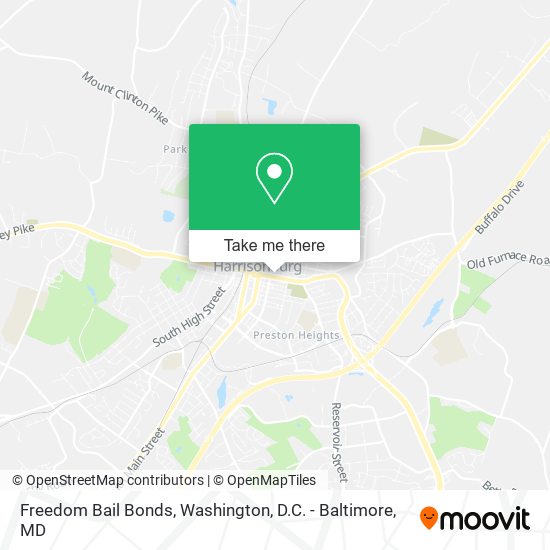 Freedom Bail Bonds map
