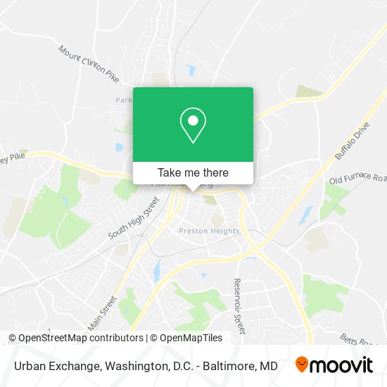 Mapa de Urban Exchange