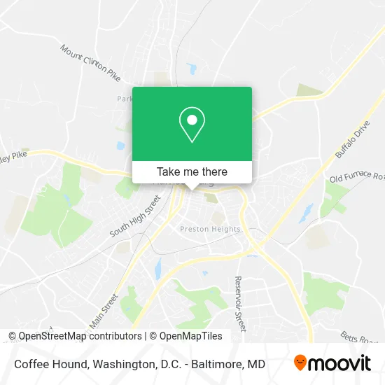 Coffee Hound map