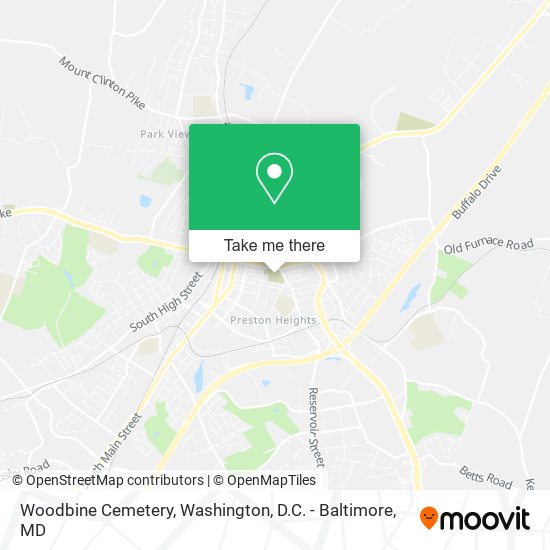 Woodbine Cemetery map