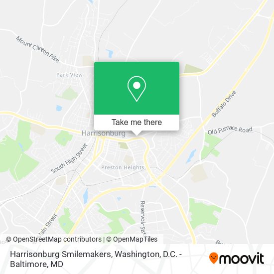 Harrisonburg Smilemakers map