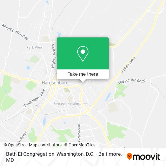 Beth El Congregation map