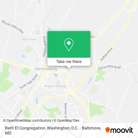 Beth El Congregation map