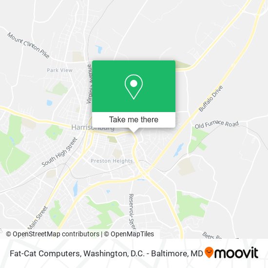 Fat-Cat Computers map