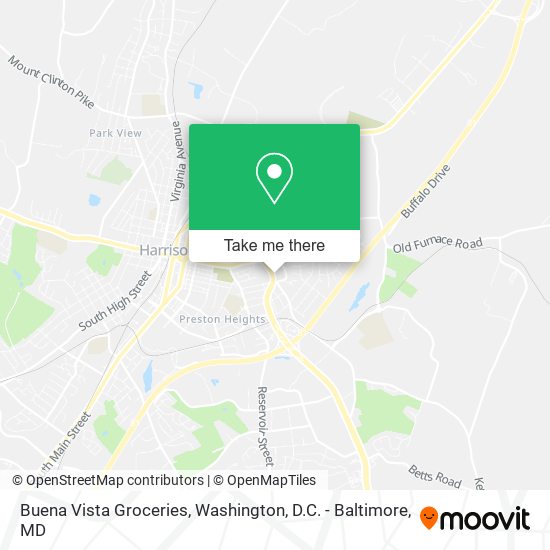 Mapa de Buena Vista Groceries