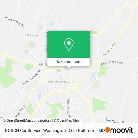 BOSCH Car Service map