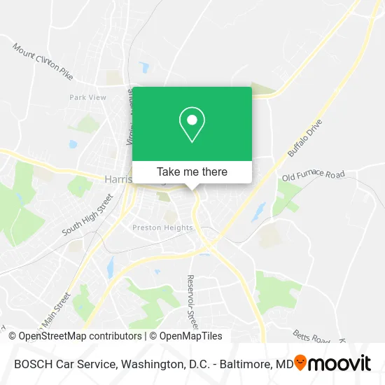 BOSCH Car Service map