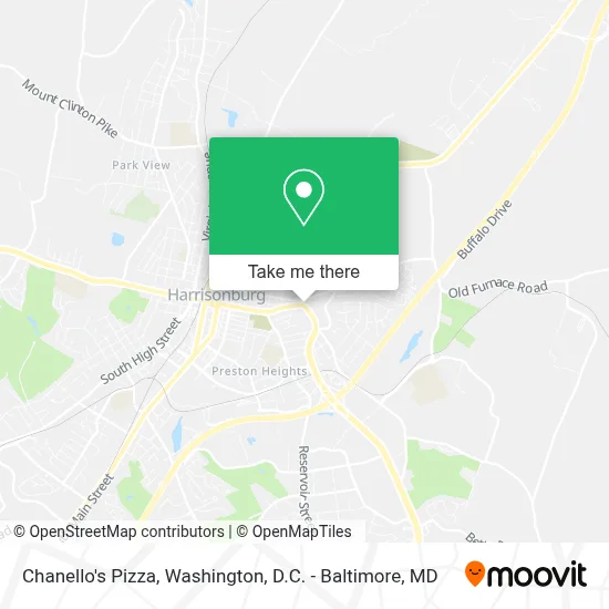 Chanello's Pizza map