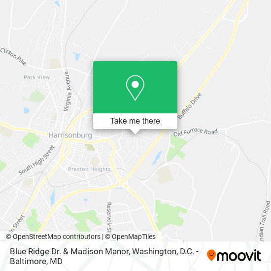 Mapa de Blue Ridge Dr. & Madison Manor
