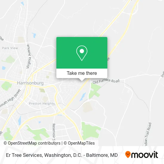 Er Tree Services map