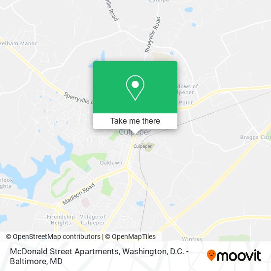 Mapa de McDonald Street Apartments