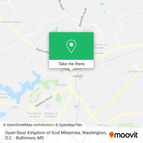 Mapa de Open Door Kingdom of God Ministries