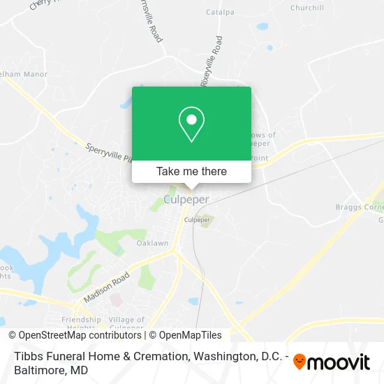 Tibbs Funeral Home & Cremation map