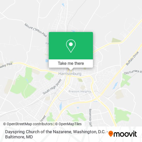 Dayspring Church of the Nazarene map