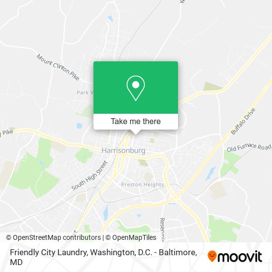 Mapa de Friendly City Laundry