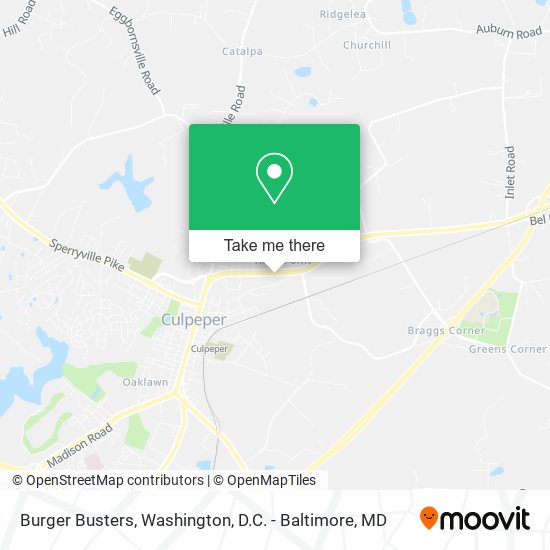Burger Busters map