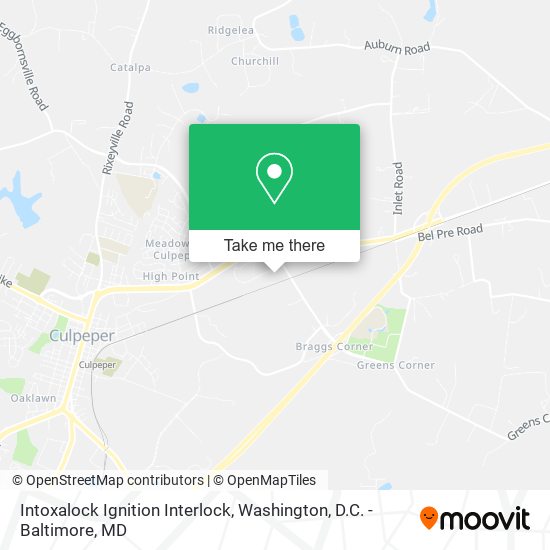 Intoxalock Ignition Interlock map